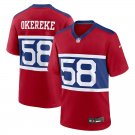Bobby Okereke New York Giants official century red Jersey