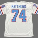 Bruce Matthews Houston Oilers Mitchell & Ness Jersey