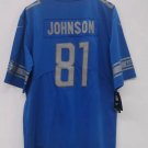Calvin Johnson Detroit Lions Official Jersey Blue