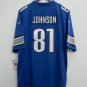 Calvin Johnson Detroit Lions Official Jersey Blue