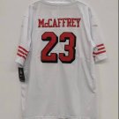 Christian McCaffrey San Francisco 49ers Football Jersey white