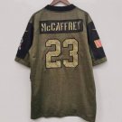 Christian McCaffrey San Francisco 49ers military salute to service Jer