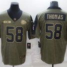 Derrick Thomas Kansas City Chiefs military salute to service Jersey