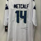 DK Metcalf Seattle Seahawks Jersey white