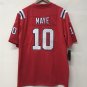 Drake Maye New England Patriots Official Jersey Red