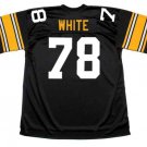 Dwight White Pittsburgh Steelers Jersey white