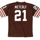 Eric Metcalf Cleveland Browns Official Football Mitchell & Ness Jersey