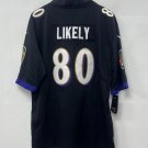 Isaiah Likely Baltimore Ravens Official Football Jersey Black