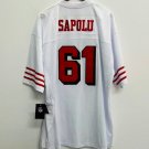Jesse Sapolu 1994 San Francisco 49ers Jersey Mitchell & Ness white