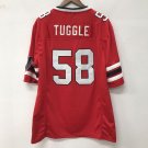 Jesse Tuggle Atlanta Falcons Football Mitchell & Ness Jersey Red