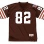 Jim Houston 1969 Cleveland Browns Official Football Mitchell & Ness Jersey