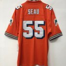 Junior Seau Miami Dolphins Official Football Mitchell & Ness Jersey