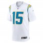 Ladd McConkey Los Angeles Chargers Official Football Jersey white