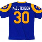 Lawrence McCutcheon Los Angeles Rams Football Mitchell & Ness Jersey