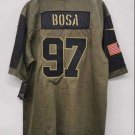 Nick Bosa San Francisco 49ers military salute to service Jersey