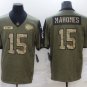 Patrick Mahomes Kansas City Chiefs military salute to service Jersey