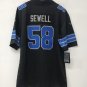 Penei Sewell Detroit Lions Official Football 2024 black Jersey