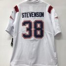 Rhamondre Stevenson New England Patriots Football Official Jersey white