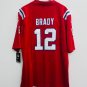 Tom Brady New England Patriots Official Football Jersey Red