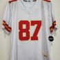 Travis Kelce Kansas City Chiefs Jersey White Classic Authentics