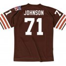 Walter Johnson 1969 Cleveland Browns Official Football Mitchell & Ness Jersey