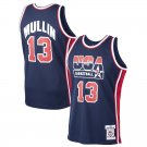 Chris Mullin USA Olympic Basketball  Mitchell & Ness blue