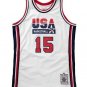 Earvin Magic Johnson USA Olympic Basketball  Mitchell & Ness White