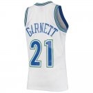 Kevin Garnett Minnesota Timberwolves Mitchell & Ness  white