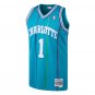 Muggsy Bogues Charlotte Hornets Official Basketball Mitchell & Ness