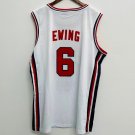 Patrick Ewing USA Olympic Basketball  Mitchell & Ness white