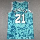 Tim Duncan San Antonio Spurs  blue Mitchell & Ness