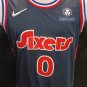 Tyrese Maxey Philadelphia 76ers Official Basketball  Navy