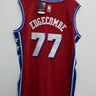V. J. Edgecombe Philadelphia 76ers Official Basketball  Red