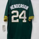 Rickey Henderson Oakland A’s Athletics  green