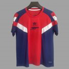 24 25 Arsenal Blue Red Runing Jersey