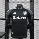 25 26 Aston Villa Away Player Version Soccer Jersey