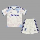 25 26 Aston Villa Third Kids Soccer Jersey Size 16-28
