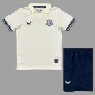 25 26 Everton Away Kids Soccer Jersey Size 16-28