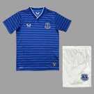 25 26 Everton Home Kids Soccer Jersey Size 16-28