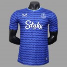 25 26 Everton Home Player Version Soccer Jersey