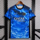 25 26 PSG Blue Cloud Special Version Soccer Jersey