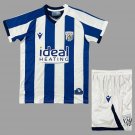 25 26 West Bromwich Home Kids Soccer Jersey Size 16-28