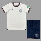 25 26 West Ham United Away Kids Soccer Jersey Size 16-28