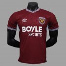 25 26 West Ham United Home Player Version Soccer Jersey