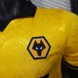 25 26 Wolverhampton Wanderers Wolves Home Player Version Soccer Jersey
