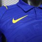 26 27 Chelsea Home Long Sleeve Player Version Soccer Jersey