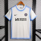 26 27 Chelsea Retro Inspired White Short Sleeve Sweatshirt