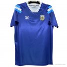 91 93 Argentina away blue Retro soccer jersey