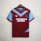 93-95 West ham home Jersey with patch and fonts