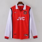 98 99 Arsenal Home Long Sleeve Retro Soccer Jersey